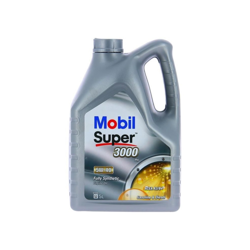 Bidon huile de moteur - MOBIL - S3000 5W40 - 5 L - 4 saisons