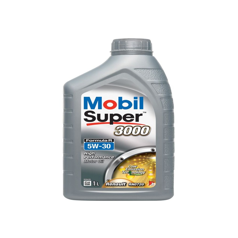 MOBIL Super 3000 5W-30 Formula-R . 1L - huile moteur anti pollution