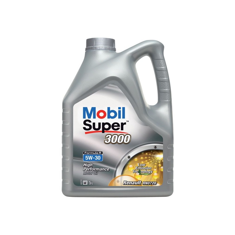 MOBIL Huile-Additif SUPER 3000 Formula-R - Synthetique / 5W30 / 5L