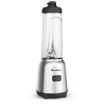 MOULINEX Blender mixeur, 300 W, 2 bouteilles Tritan a emporter, 4 lame