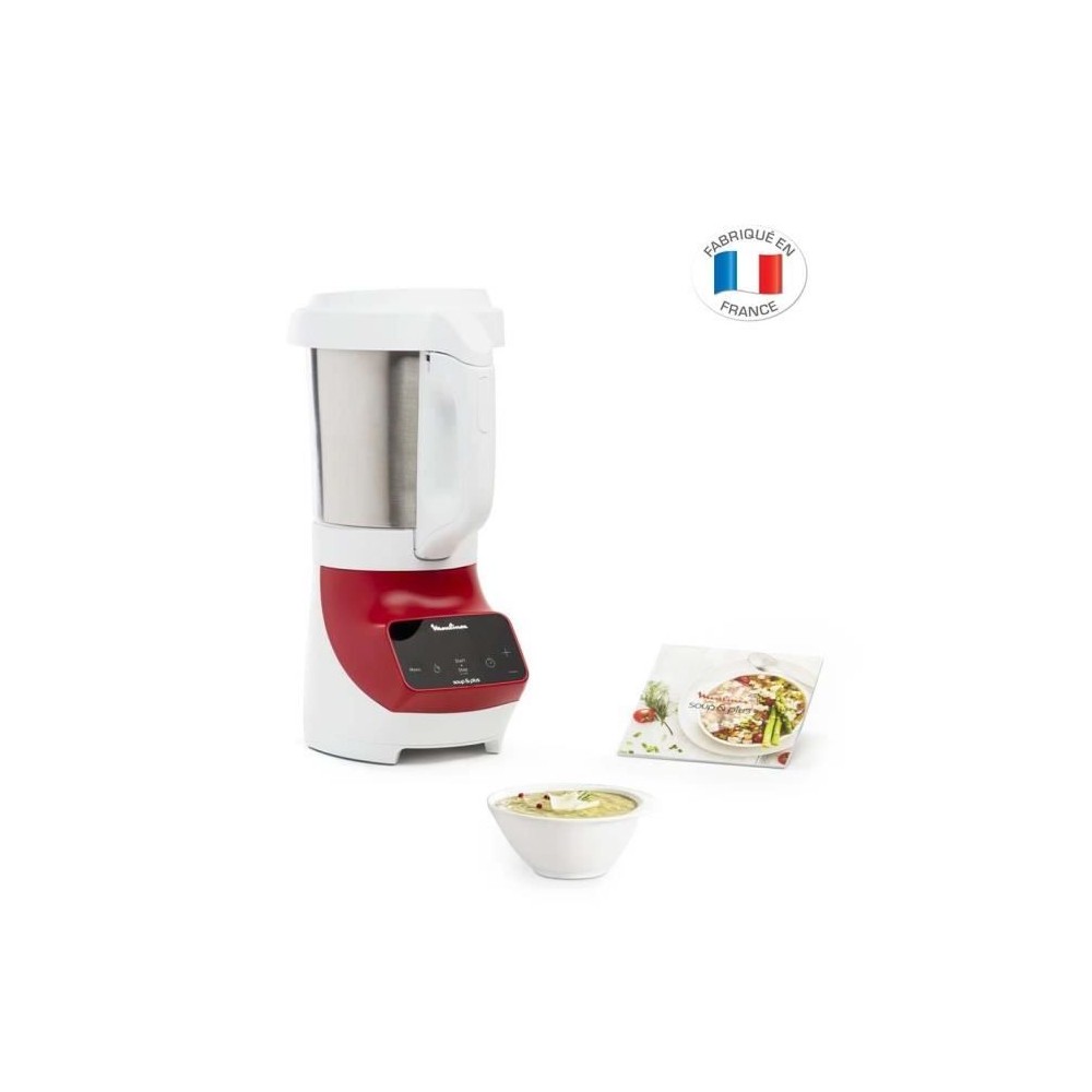 MOULINEX Soup&Plus Blender Chauffant, Capacité utile 2 L, 5 vitesses,