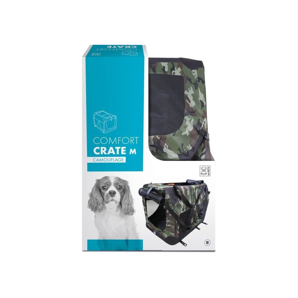 Caisse de transport - M PETS - COMFORT CRATE M - Camouflage - Pliable