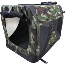 Caisse de transport - M PETS - COMFORT CRATE L - Camouflage - Pliable