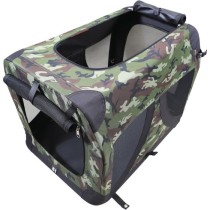 Caisse de transport - M PETS - COMFORT CRATE L - Camouflage - Pliable