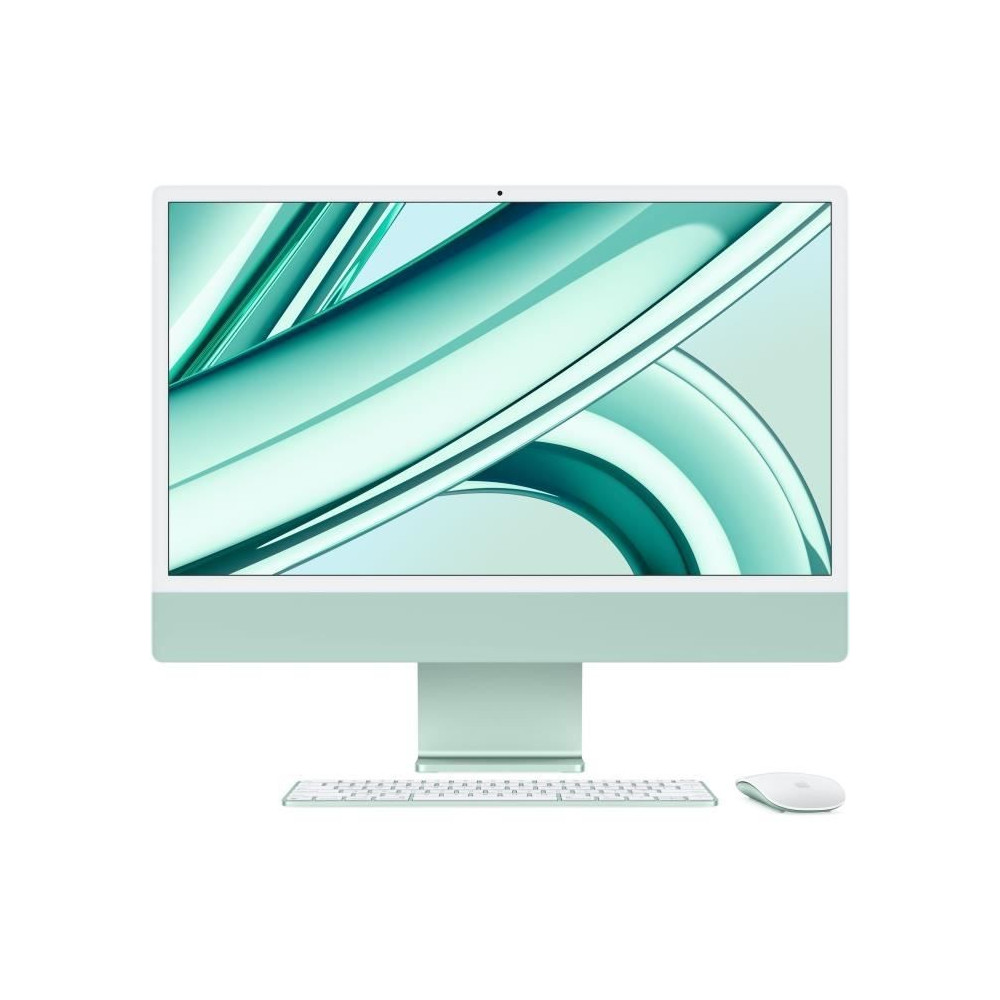 iMac Apple iMac 24 ecran retina 4,5K 256Go SSD 8Go RAM Puce M3 CPU 8 c