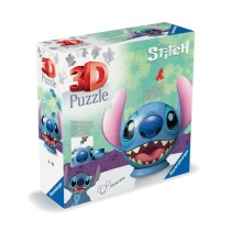 Puzzle 3D Ball Disney Stitch 72 pieces, Des 6 ans, Ravensburger, 11574