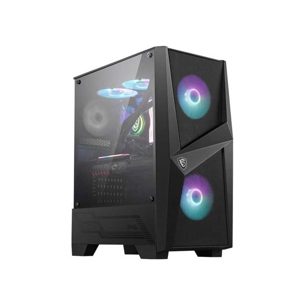 MSI BOITIER PC MAG FORGE 100R - Noir - Verre trempé - Format ATX (306