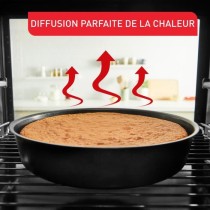 TEFAL Jungle Plaque a pâtisserie 38x28 cm, Antiadhésif sûr, Diffusion homogene de la chaleur, Fabriqué en France J5747002