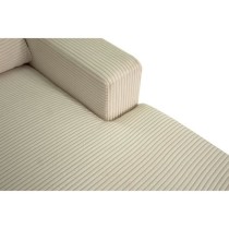 Canapé d'angle droit 4 places - PAUL in cord - Tissu Beige - 216 x 14