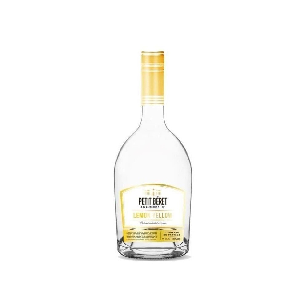 Petit Béret - Lemon Yellow - Liqueur de citron sans alcool - 75 cl