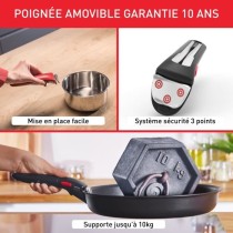 TEFAL INGENIO Easy Plus Casserole 18 cm, Non induction, Antiadhésif, Empilable, Compatible Lave-vaisselle L1509202