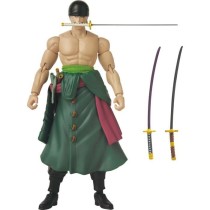 Figurine Anime Heroes - BANDAI - One Piece Zoro Style 3 épées 17 cm - 16 points d'articulation