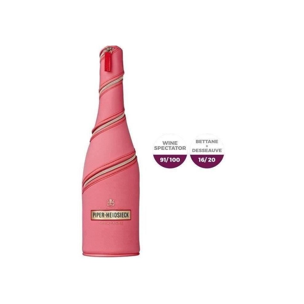 Champagne Piper Heidsieck Rosé Sauvage ave étui Jacket Dash