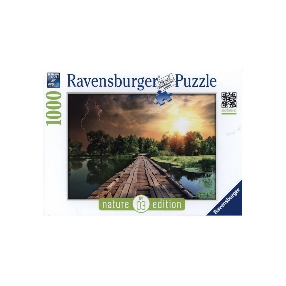 Puzzle Adulte 1000 pieces - Paysage Lumiere Mystique - Ravensburger