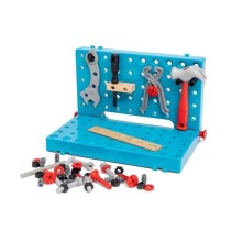 BRIO Builder - Mallette Etabli de bricolage Builder - 59 Pieces - Jeu