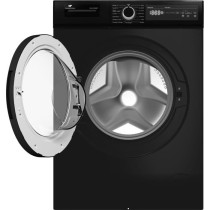 Lave-linge hublot CONTINENTAL EDISON CELL12140IBT - 12 kg - Largeur 59,6 cm - Classe A - 1400 trs/min - moteur induction - noir