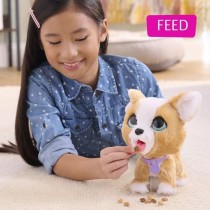 Jouet interactif - FURREAL FRIENDS - Mon Copain qui Fait Popo 23 cm - Animal interactif avec laisse, friandises et pelle