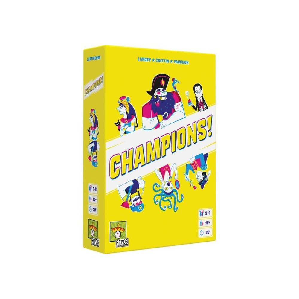 Champions! - Asmodee - Jeu d'ambiance - Des 10 ans