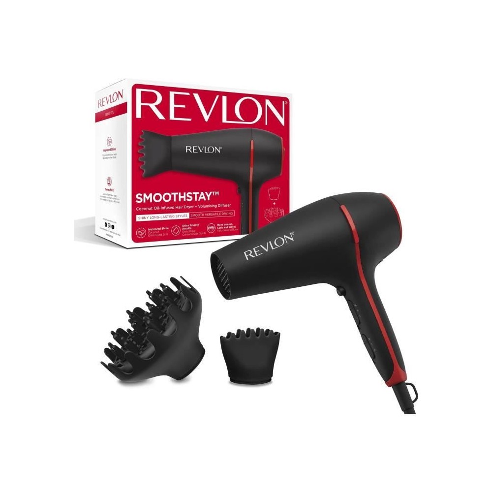 Seche-cheveux Revlon SMOOTHSTAY COCONUT RVDR5317E