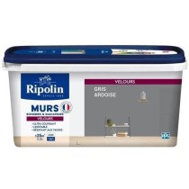 RIPOLIN Peinture Couleur Velours pour Murs, Boiseries Radiateurs - Gri