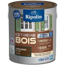 Peinture Extreme bois - Châtaignier satin - RIPOLIN - 2,5 L