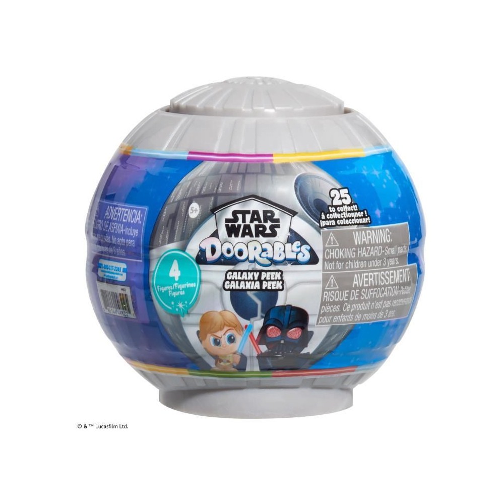 Figurines a collectionner - STAR WARS - Capsule Galaxy Peek - 4 figurines, 4 cm, 25 a collectionner