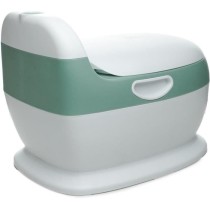 Mini toilette - THERMOBABY - Vert Sauge - Confortable avec bruit de chasse d'eau