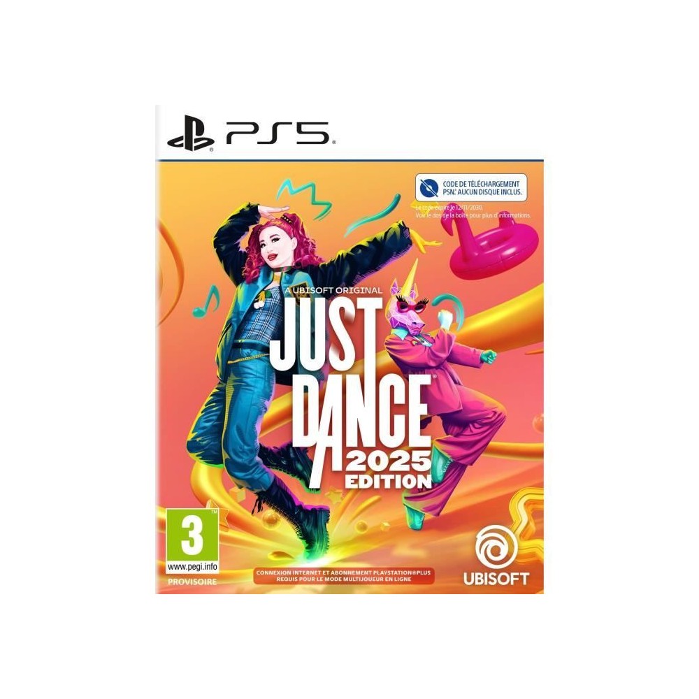 Just Dance 2025 - Jeu PS5 - Code In A Box