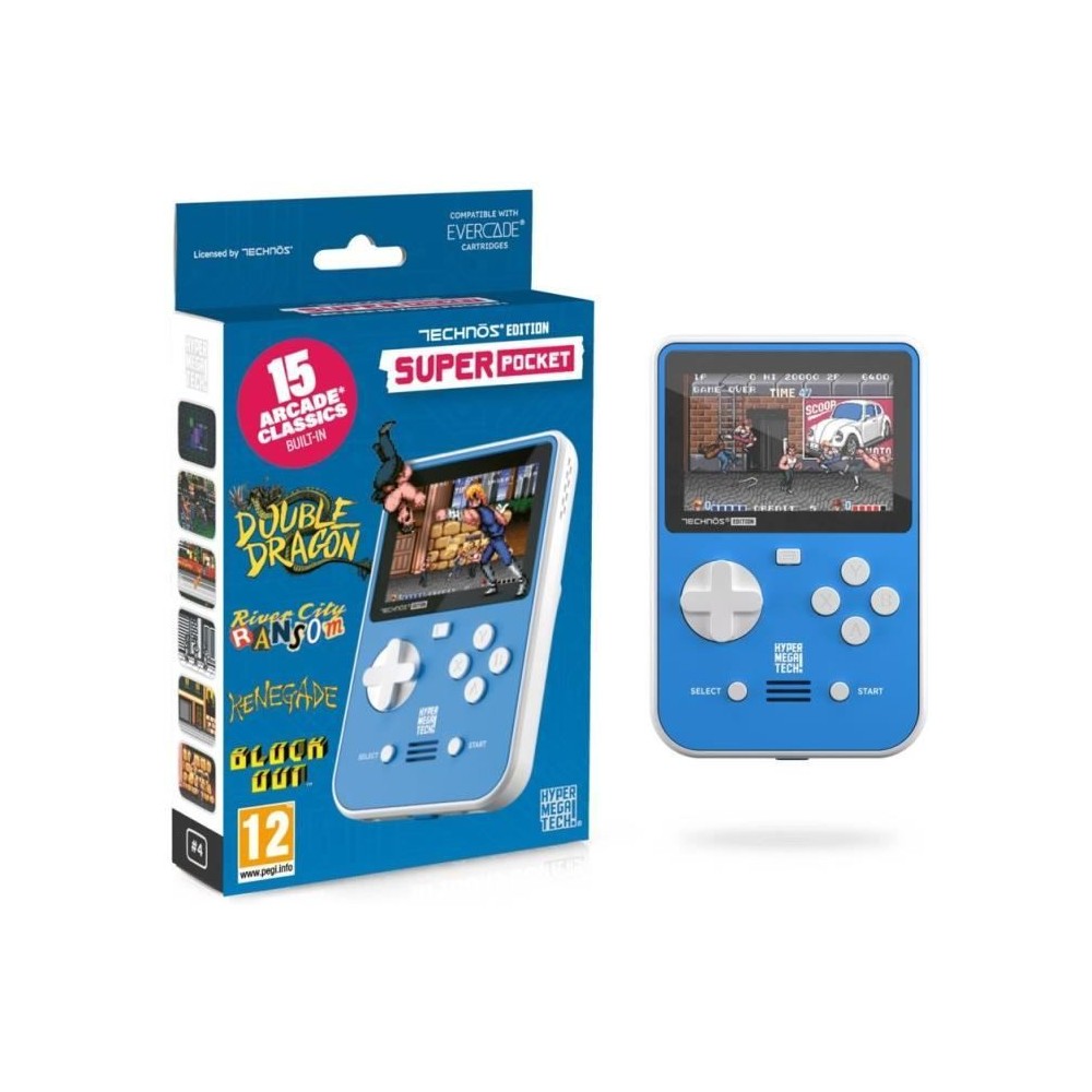 Console Rétrogaming - JUST FOR GAMES - Technos Super Pocket