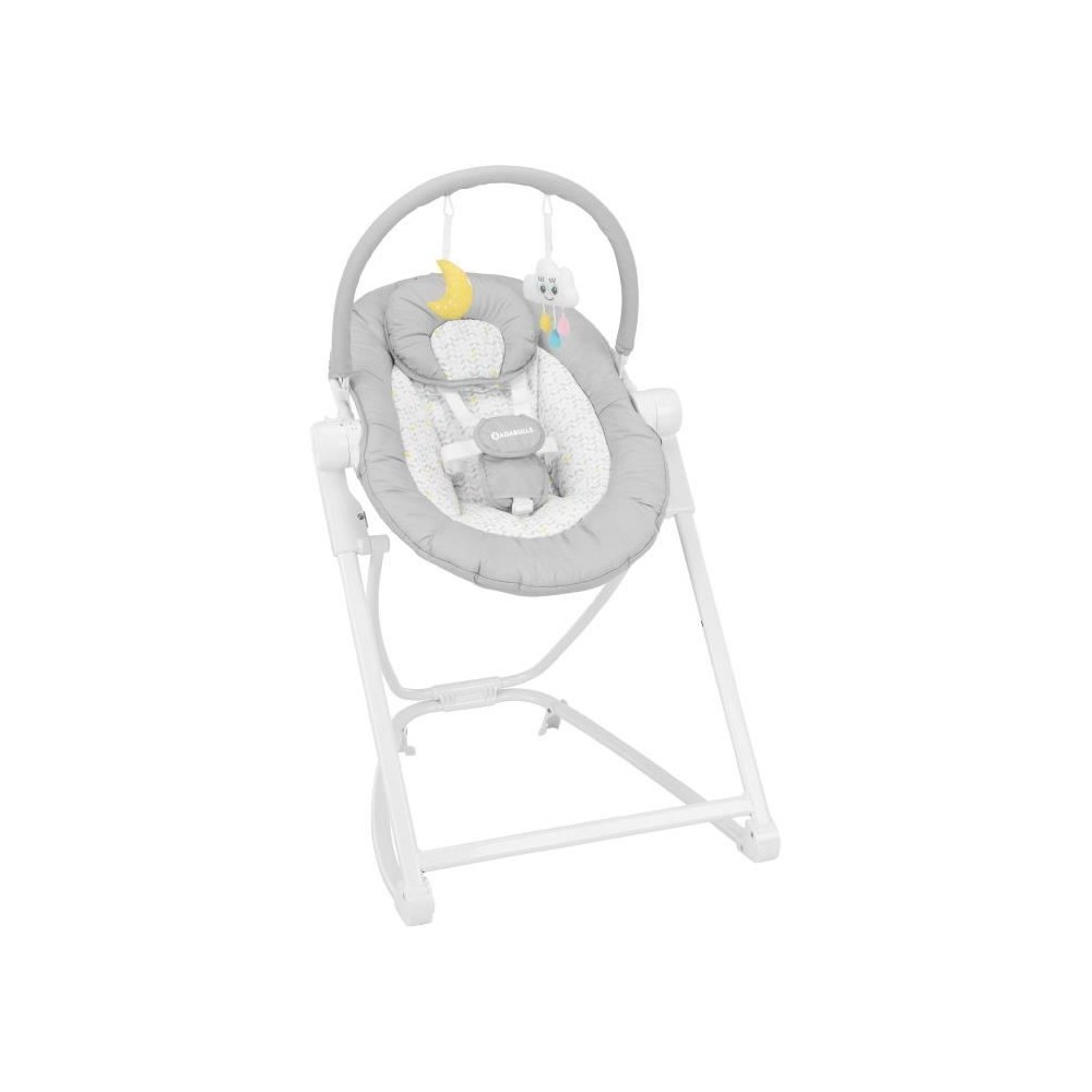 Badabulle Transat en hauteur Compact'Up, Pliage Ultra Compact, Confort