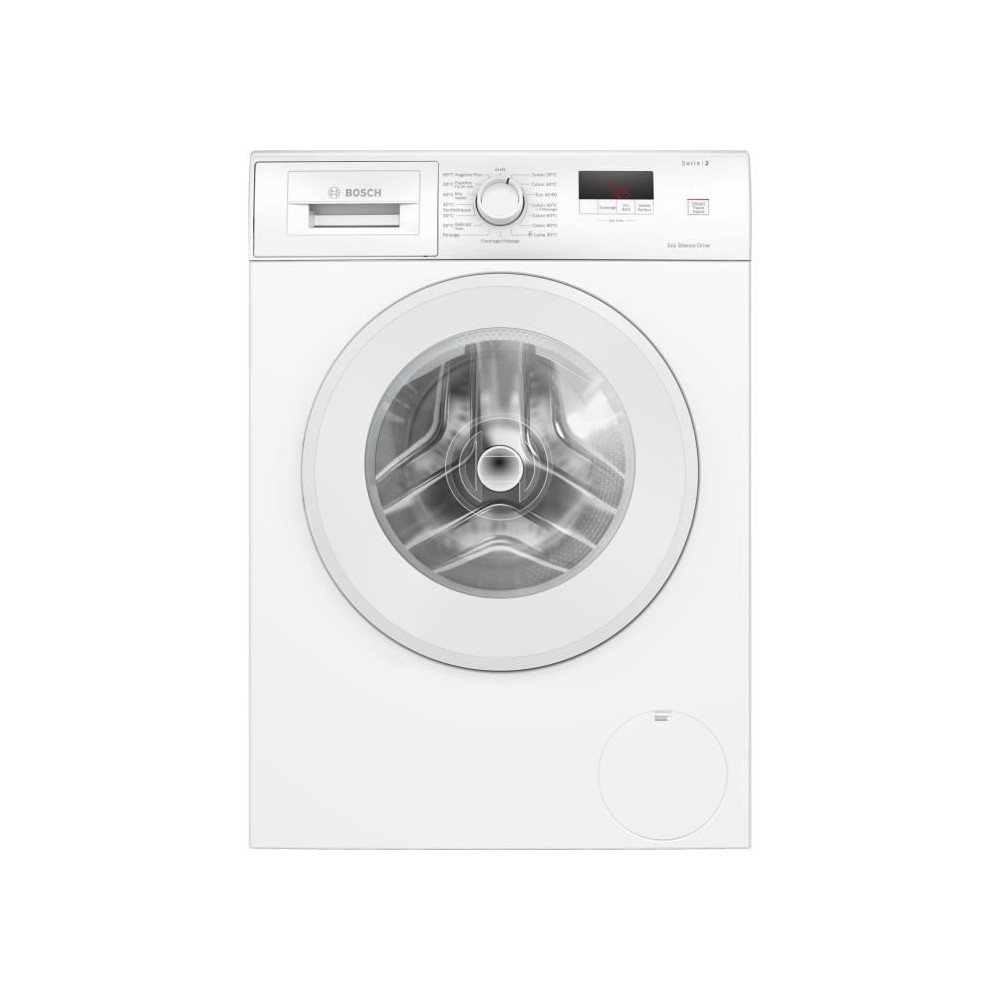 Lave-linge hublot BOSCH WGE03207FR SER2 - 8 kg - Induction - L60cm - 1