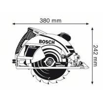 Scie circulaire Bosch Professional GKS 190, 1400W, diametre de lame de