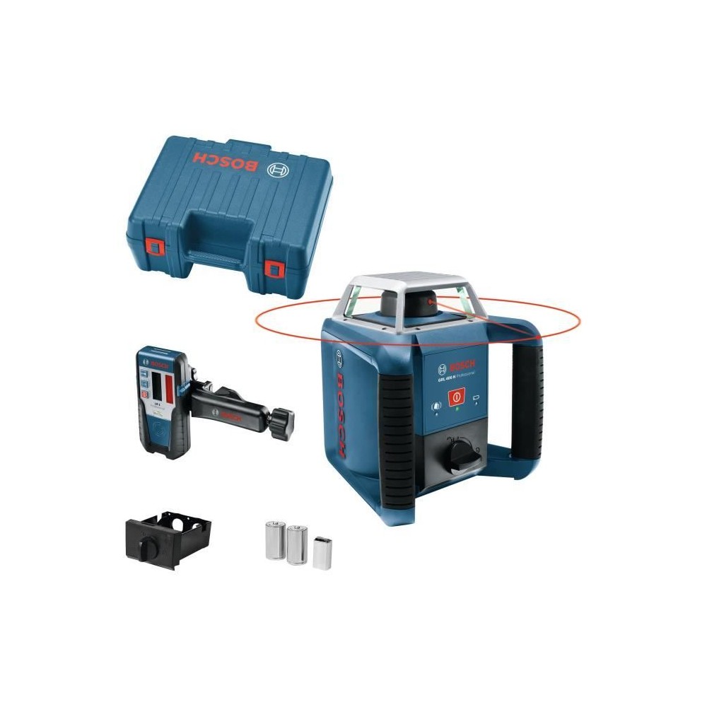 Laser rotatif Bosch Professional GRL 400 H - Portée 400 metres de dia