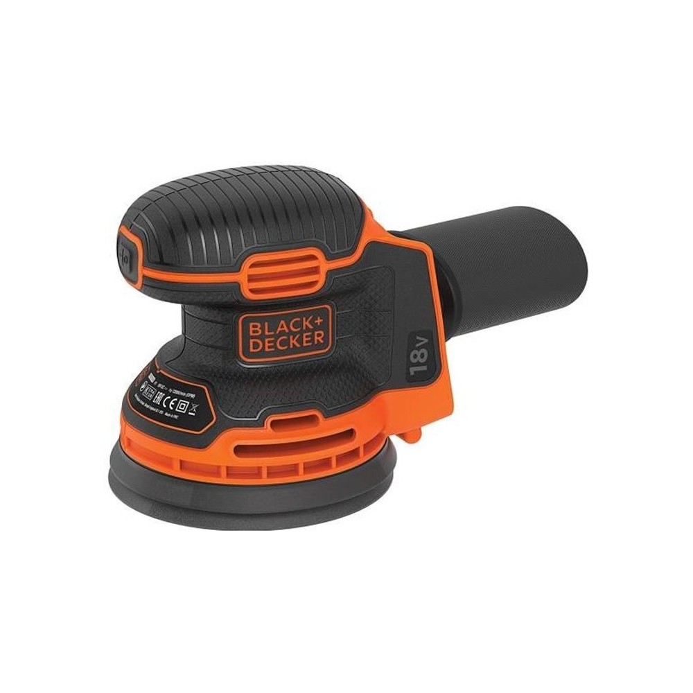 Ponceuse excentrique sans-fil 18V BLACK+DECKER - BDCROS18N-XJ - Performant - Conception ergonomique