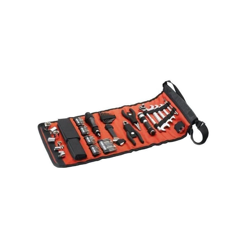 Sacoche enroulable de mécanique automobile (76 Accessoires) - BLACK+DECKER - A7144-XJ