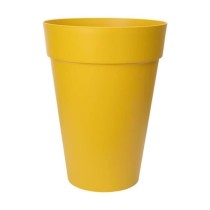 ELHO Loft Urban Pot de fleurs rond Haut 35 - Jaune - Ø 34 x H 45 cm -