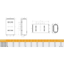 Chauffe-eau électrique FERROLI TITANO TWIN 30L - Plat - Multiposition