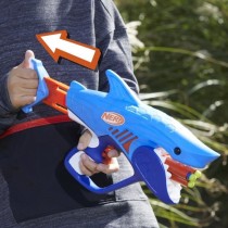 Nerf Junior Wild blaster Sharkfire, facile a utiliser, 8 fléchettes N