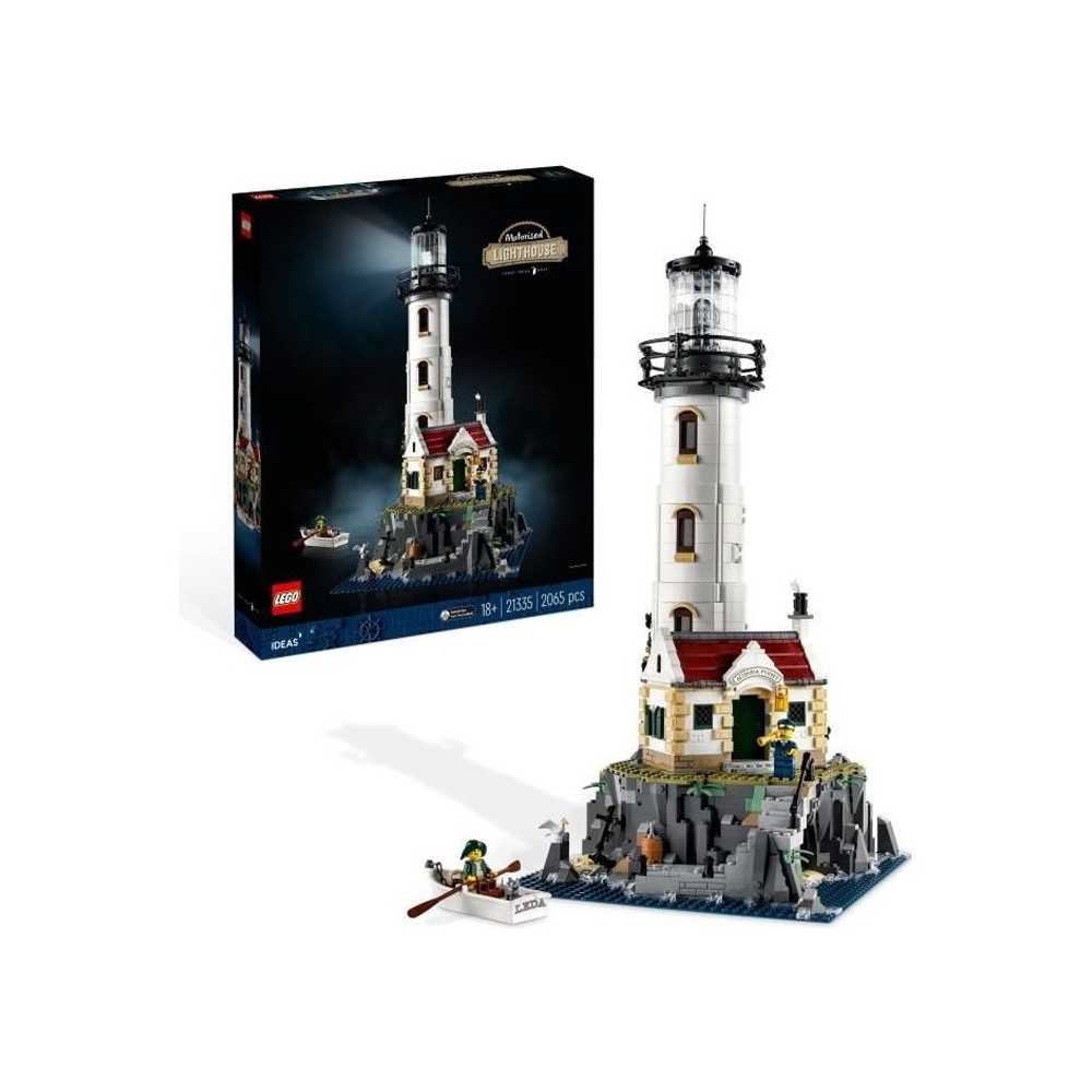 LEGO 21335 Ideas Le Phare Motorisé, Maquette a Construire, Idée Cade