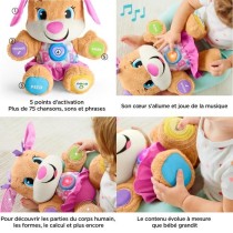 Fisher-Price - Nouveau SIS interactif - Peluche interactive - 6 mois e