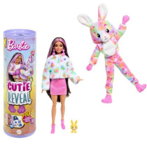 Barbie-Barbie Cutie Reveal-Poupée lapin Reve Coloré avec 10 surpris