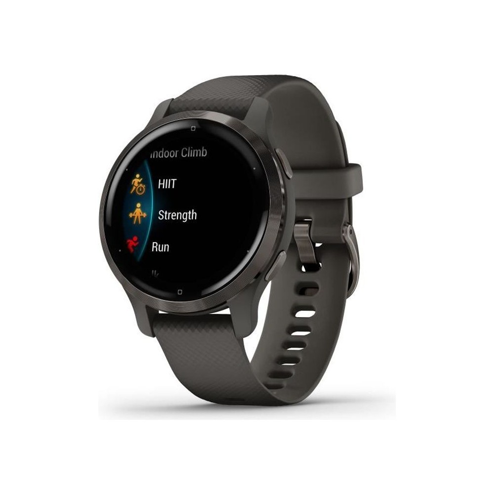 GARMIN Venu 2S - Montre connectée GPS - Gray - Bracelet gris foncé