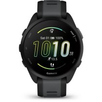 Montre GPS connectée - GARMIN - Forerunner 165 - 1,2 - Noir avec bracelet Noir et Gris