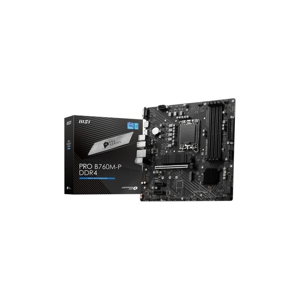 Carte Mere - MSI - PRO B760M-P - Socket LGA1700 - DDR5 - Wi-Fi 6E