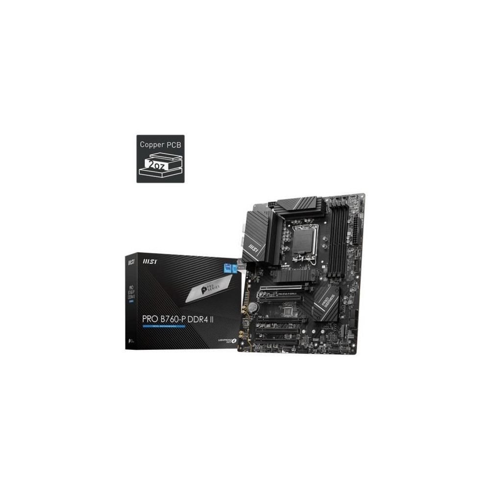 Carte Mere - MSI - PRO B760-P DDR4 II - Socket LGA1700 - Gigabit Ether