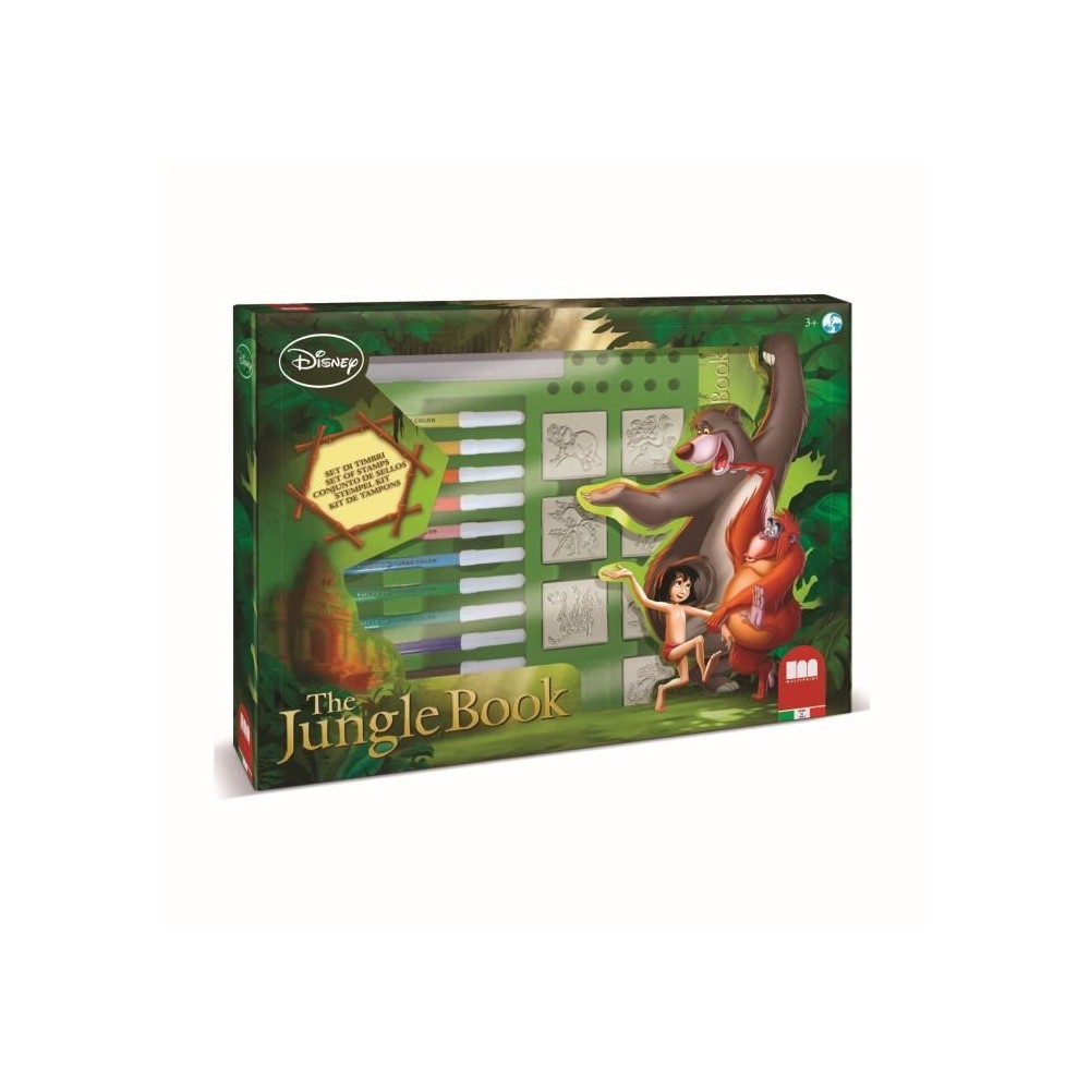 Coffret de tampons - MULTIPRINT - 4772 - Le Livre de la Jungle - 7 tam