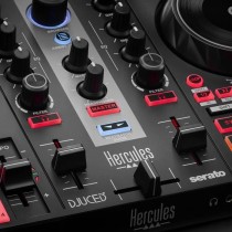 HERCULES DJ CONTROL INPULSE 200 MK2 - Contrôleur DJ idéal pour apprendre a mixer - Logiciels et tutoriels inclus