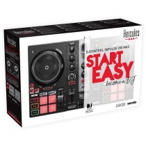 HERCULES DJ CONTROL INPULSE 200 MK2 - Contrôleur DJ idéal pour apprendre a mixer - Logiciels et tutoriels inclus