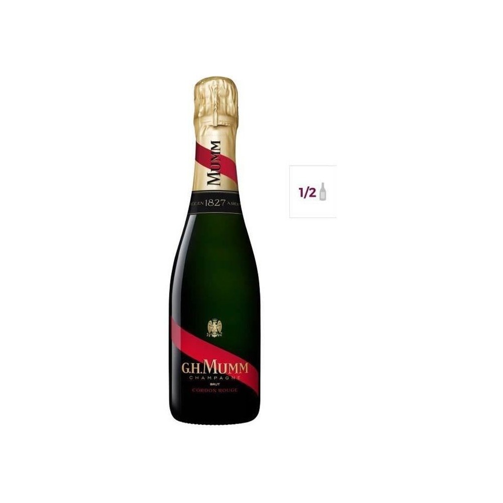 Champagne Mumm Cordon Rouge - 37,5 cl demi-bouteille