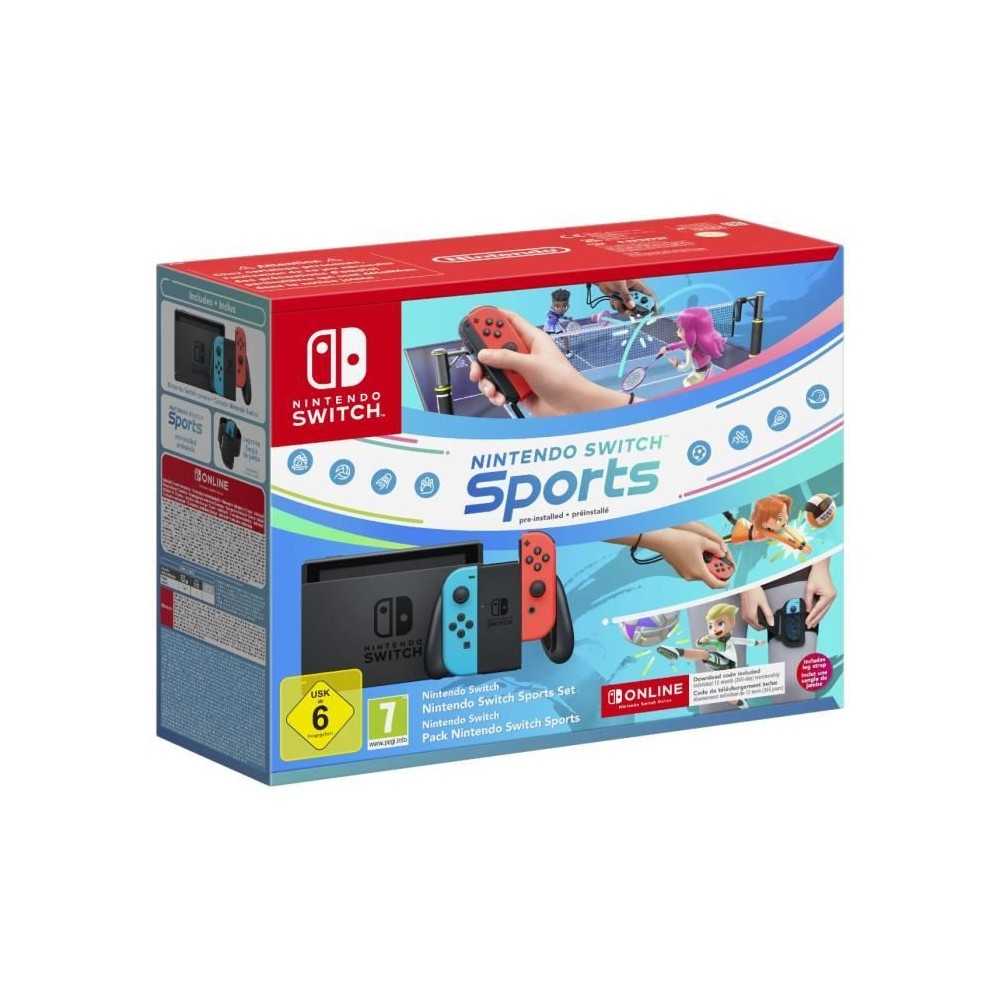 Console Nintendo Switch • Bleu Néon & Rouge Néon + Nintendo Switch